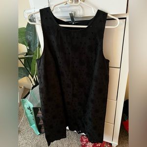 Ann Taylor Black Eyelet Dress Summer